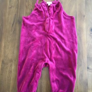 Cozy velour jumpsuit